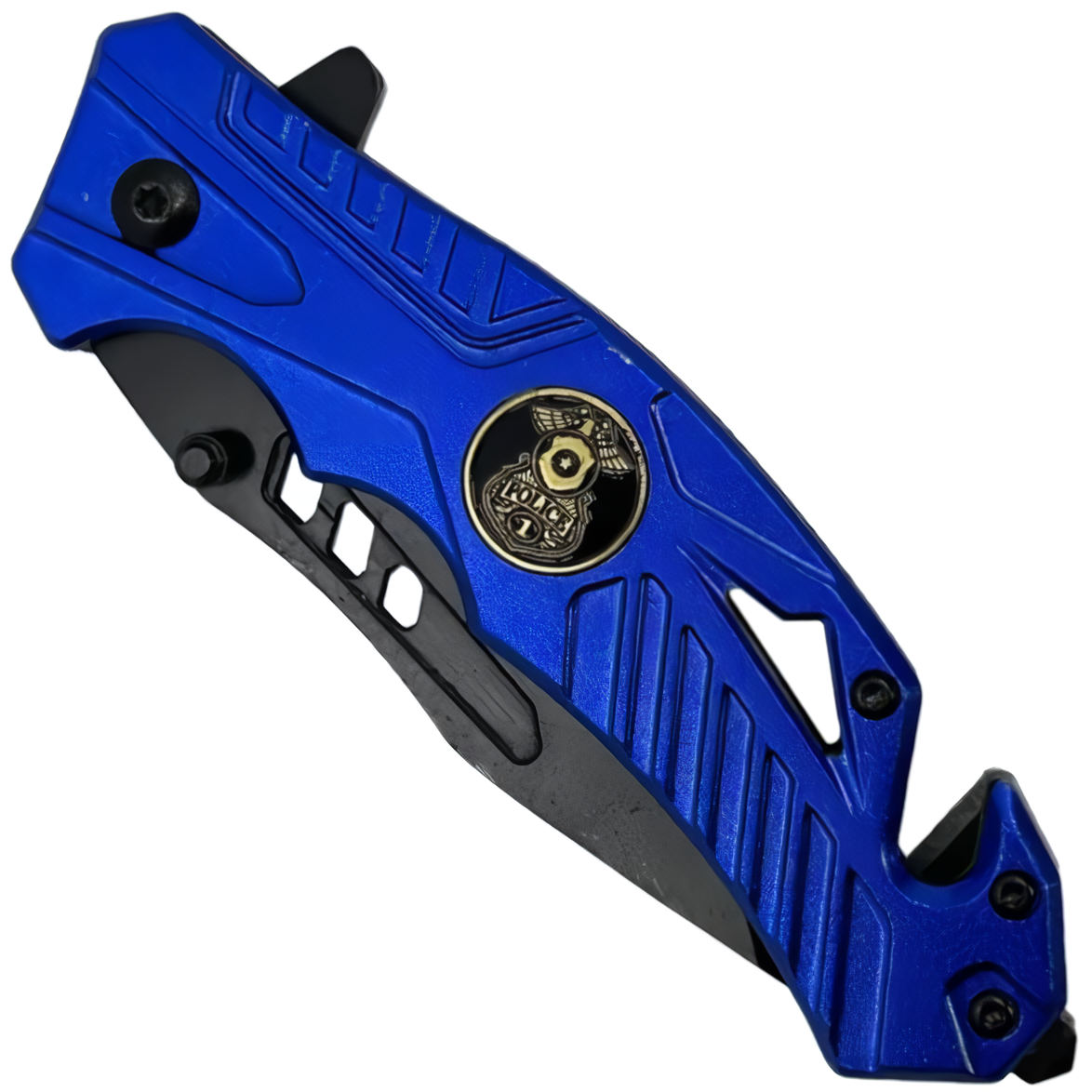 ElitEdge Police Spring Assisted Stainless Steel Pocket Knife 3.5"