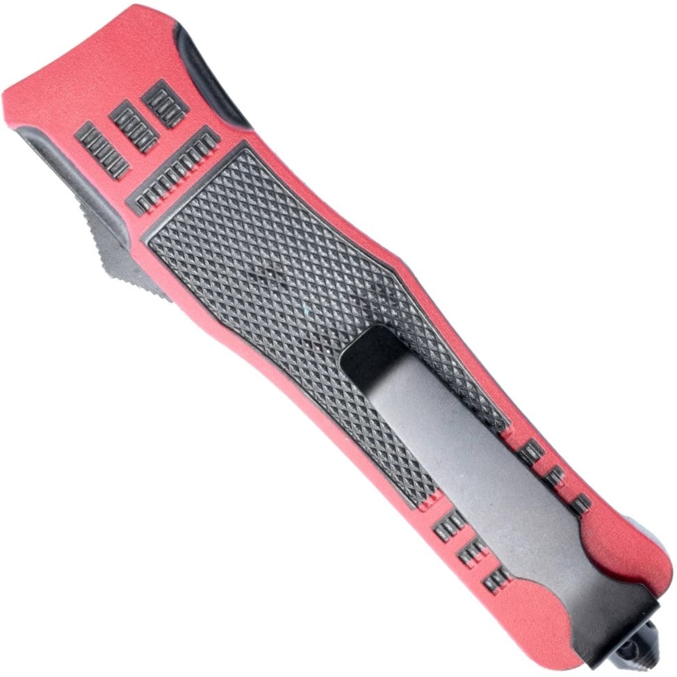 Armed Force Tactical Automatic OTF Pocket Knife w/ Molle Holster 3.5"