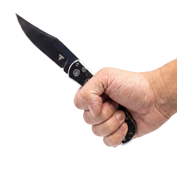 Automatic Spring Assisted Stainless Steel Pocket Knife 4.75"