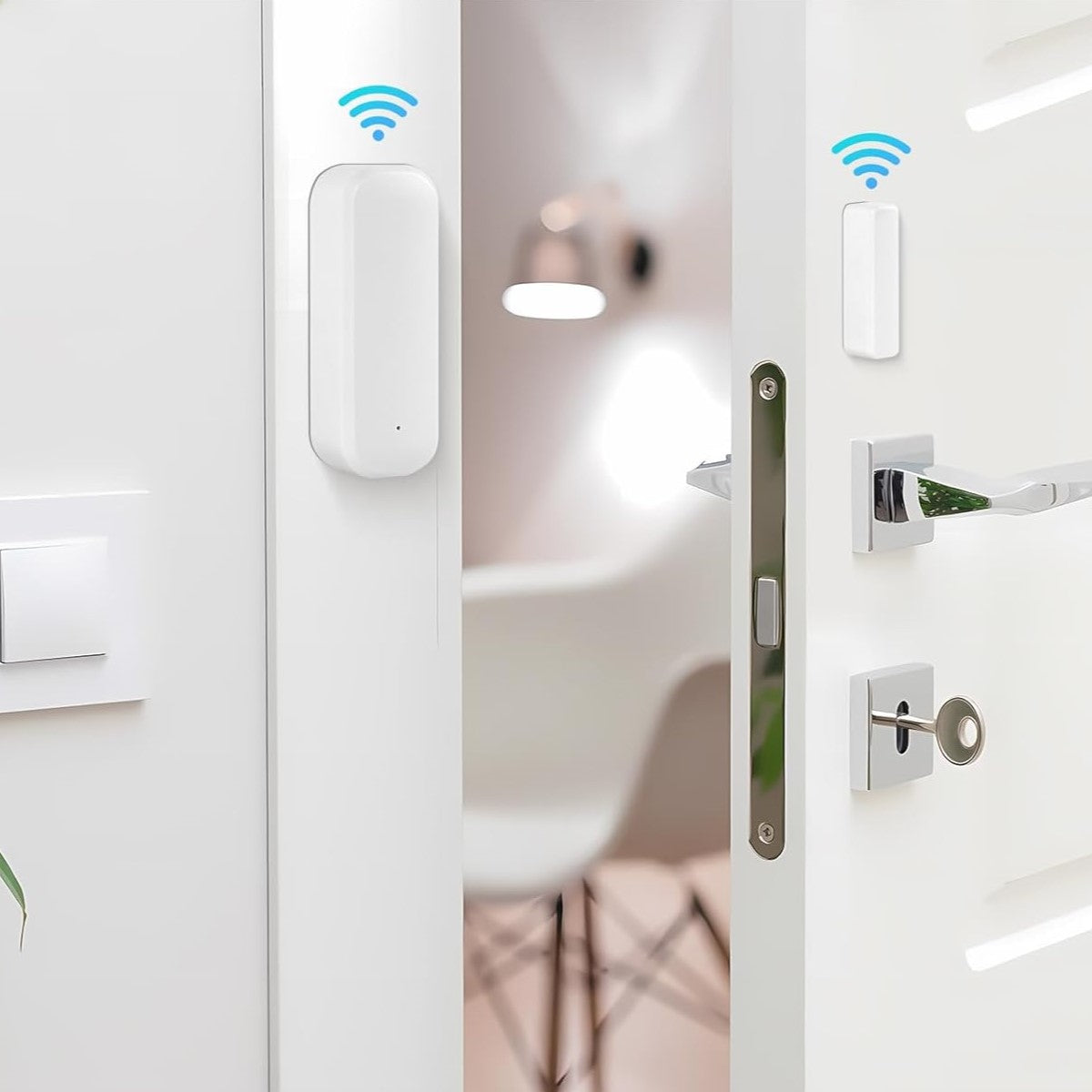 Crow Alert Smart WiFi Magnetic Contact Window & Door Intruder Alarm