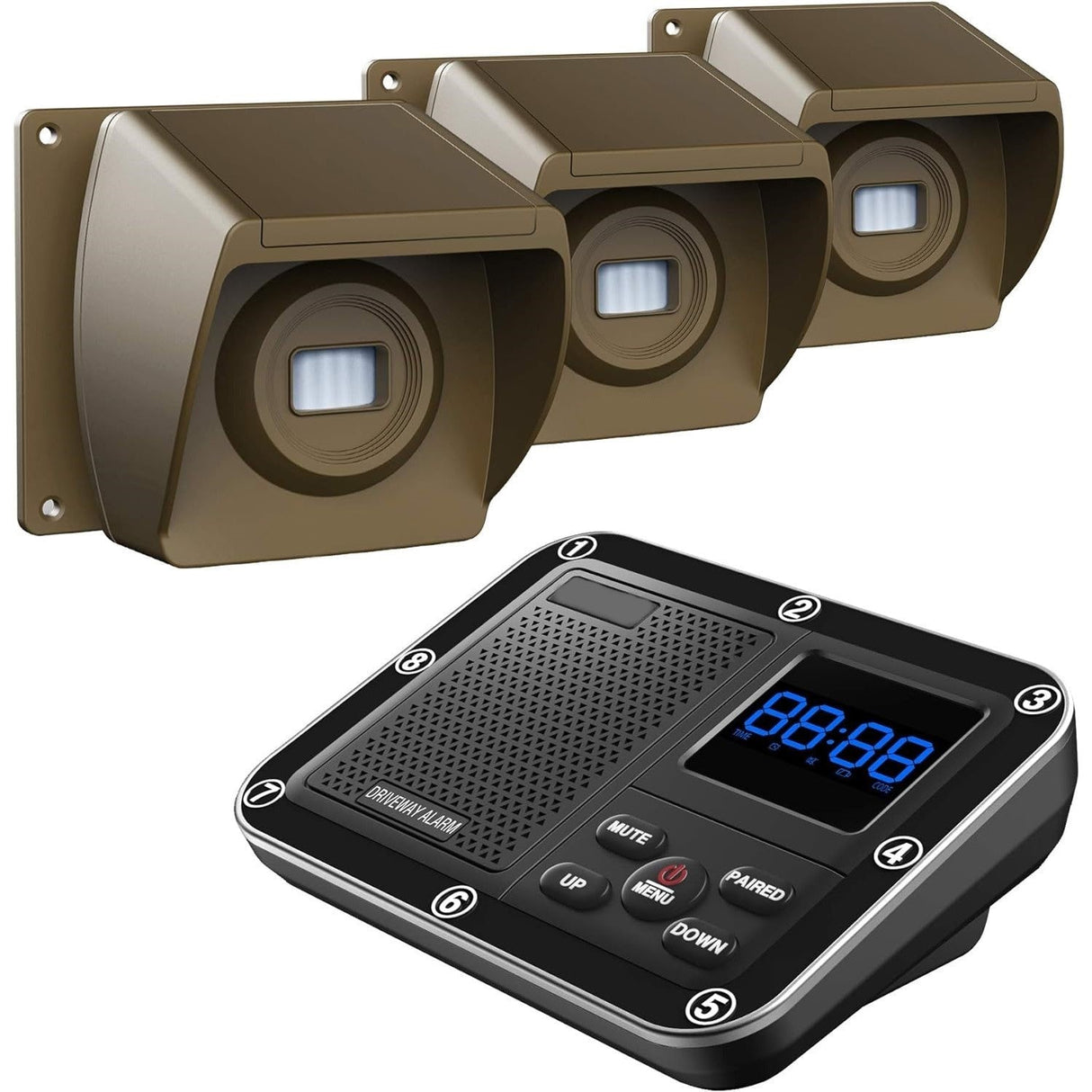 Crow Alert Wireless Outdoor Motion Detector Driveway Alarm System