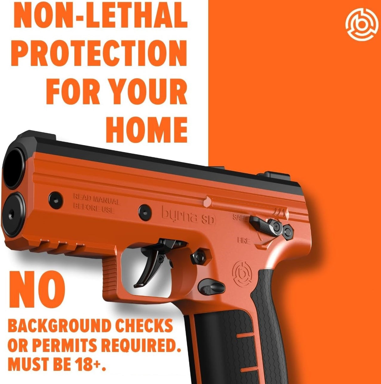 Byrna SD Kinetic Non-Lethal CA Legal Projectile Gun Bundle