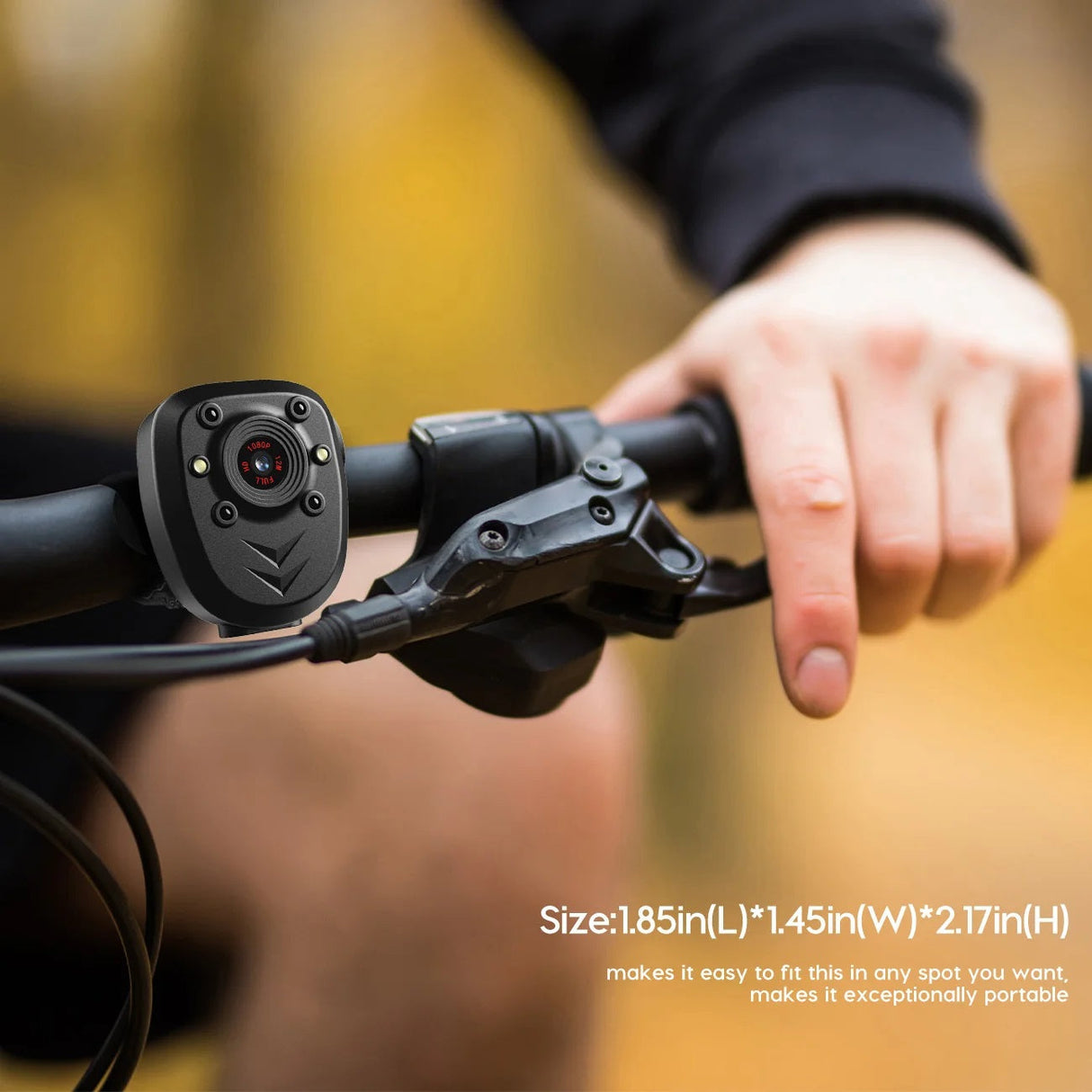 SpyWfi Mini Rechargeable Night Vision Police Body Camera 1080p HD DVR