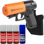 Mace® LED Pepper Gun 2.0 Power Stream Spray Bundle Pack - Pepper Guns