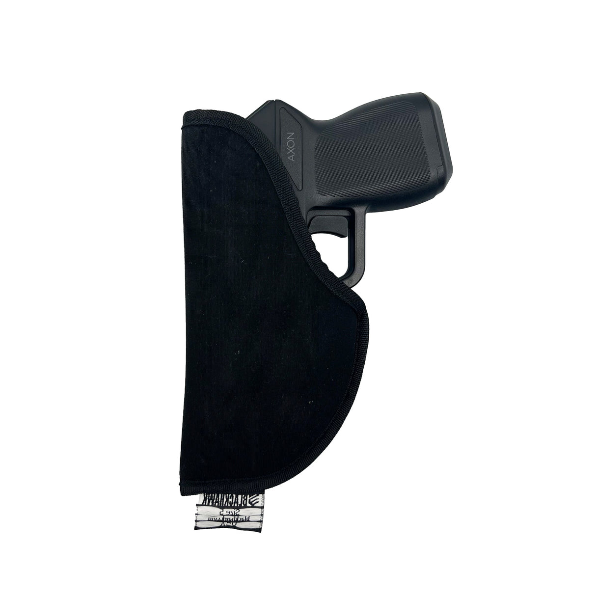 Black Ambidextrous Holster Size 5 IWB Tecgrip from Blackhawk with a gun inside