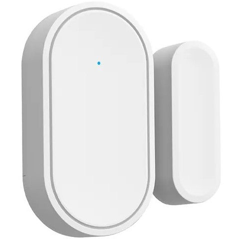 White two-piece magnetic smart door sensor for Crow Alert Smart WiFi Wireless Home Security 4G Alarm System Plus