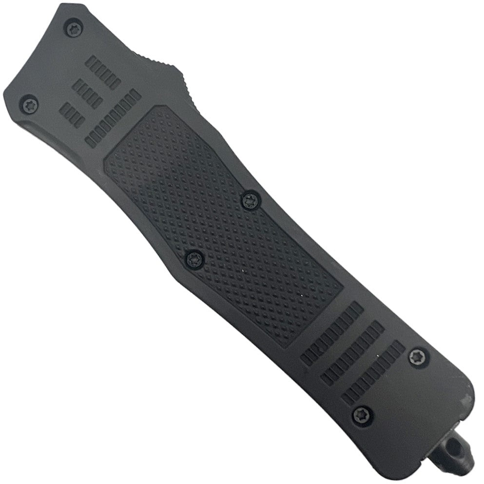 Streetwise Automatic OTF Steel Knife 3.25" w/ Glass Breaker & Sheath