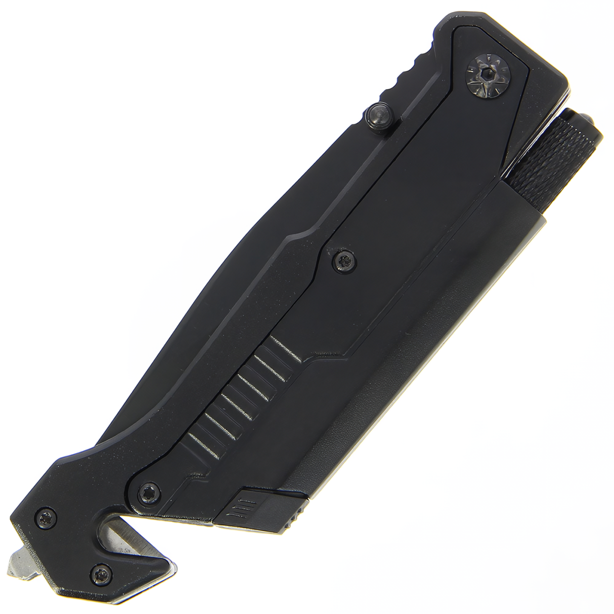 Tiger-USA 5-in-1 EDC Folding Survival Pocket Knife w/ LED Light & Fire Starter