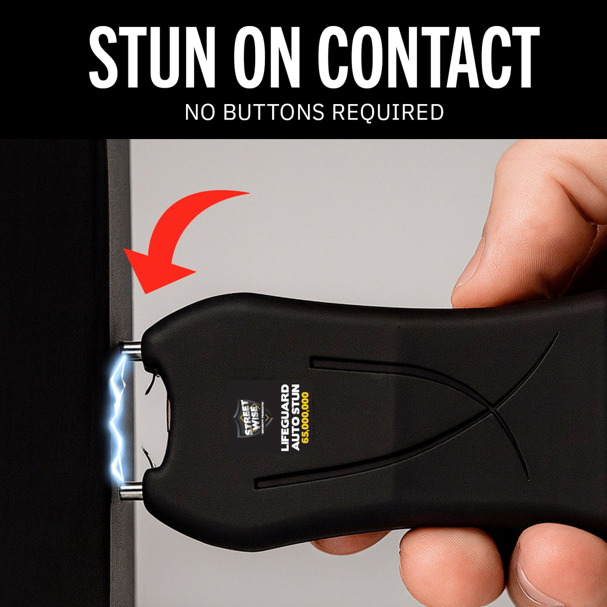Streetwise Lifeguard 65,000,000* Stun Gun with Auto Stun