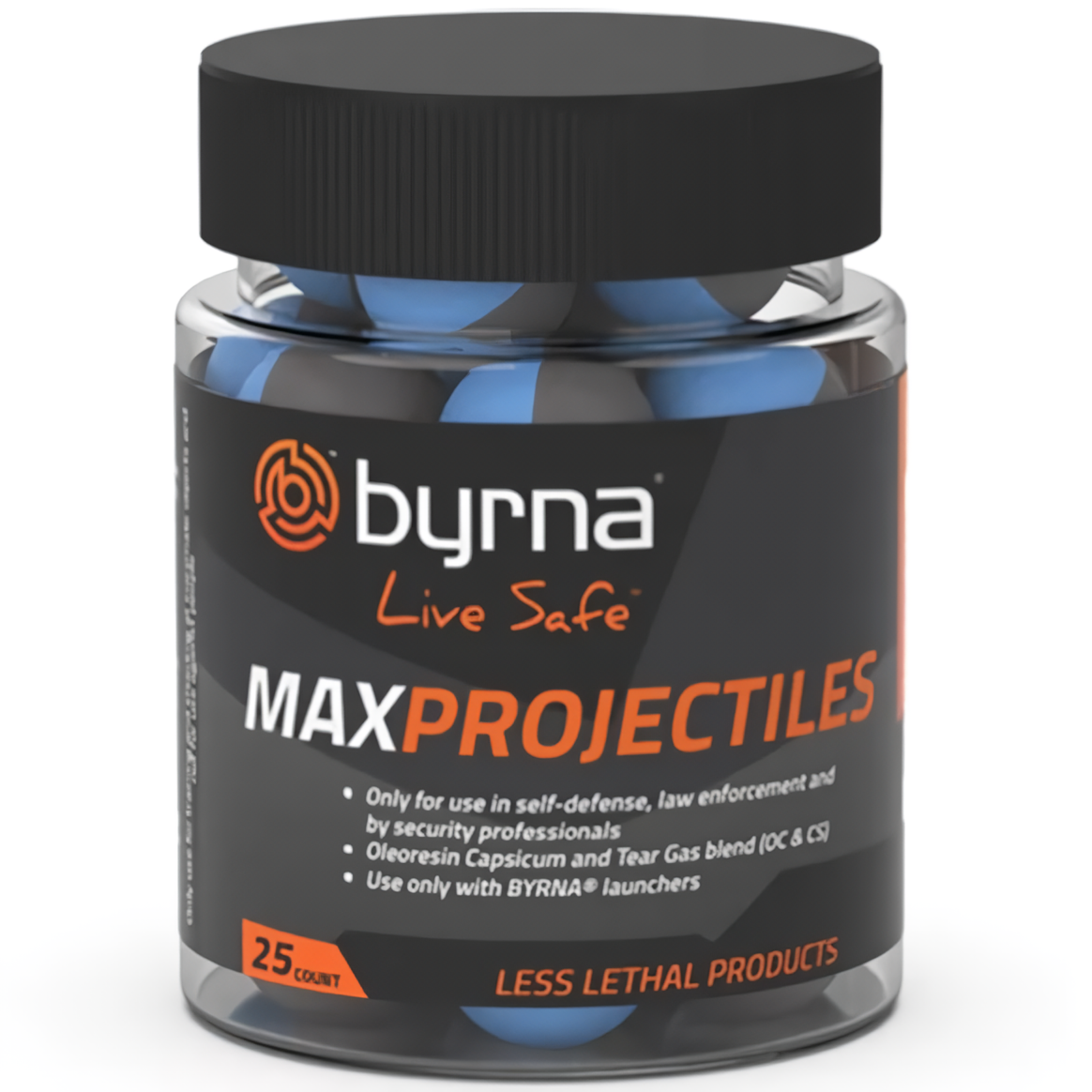 Byrna Max Non-Lethal Self-Defense Pepper Projectiles 25ct