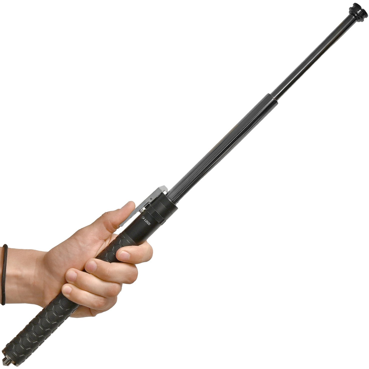 Police Force Tactical Automatic Expandable Steel Baton 26"