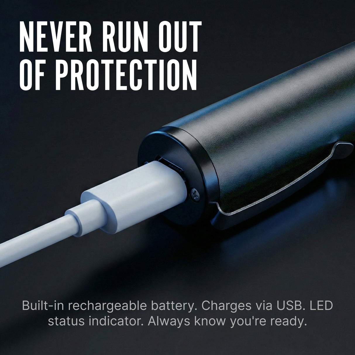 Streetwise Pain Pen 6" Rechargeable Stun Gun 25M