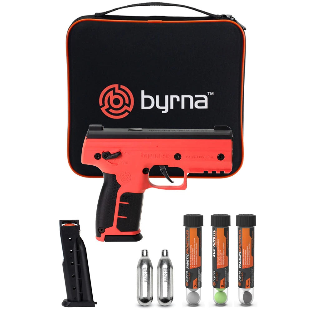 Byrna SD Kinetic Non-Lethal CA Legal Projectile Gun Bundle