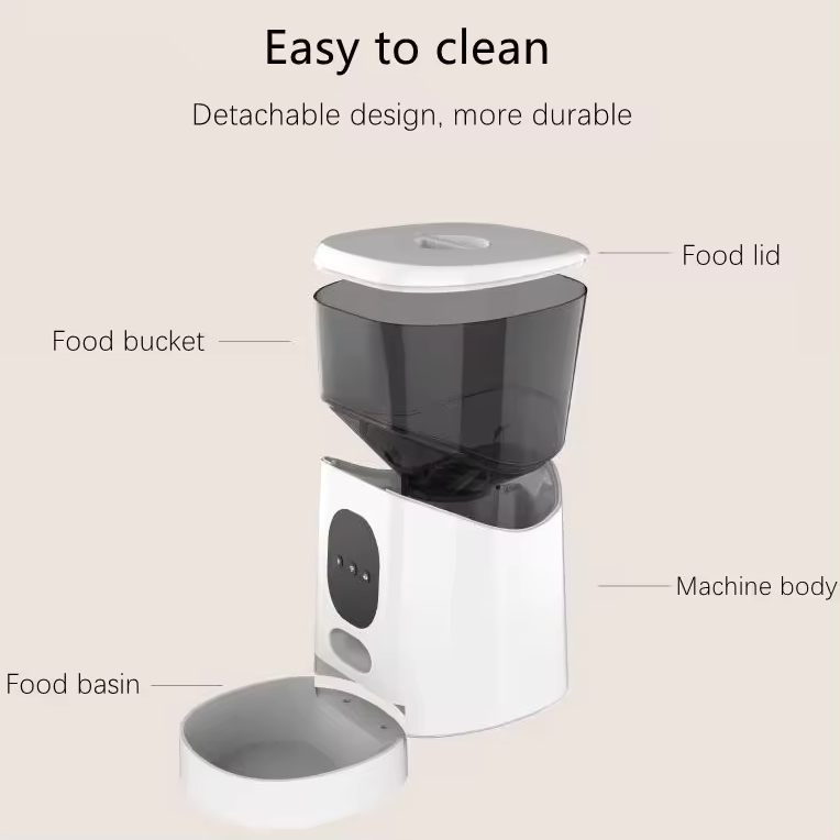 SpyWfi Automatic Pet Feeder Security Camera 1080p HD WiFi