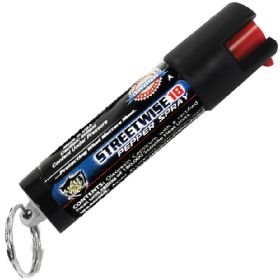 Streetwise™ 18 Keychain Pepper Spray UV Marking Dye 1/2 oz.