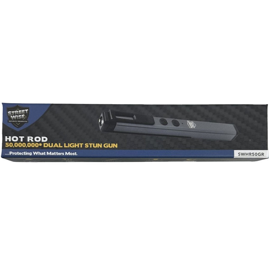 Streetwise™ Hot Rod Rechargeable Dual Light Stun Gun 50M