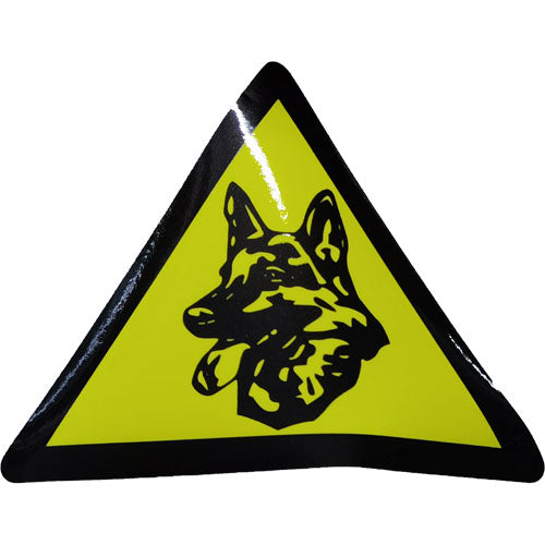 attack dog warning sticker