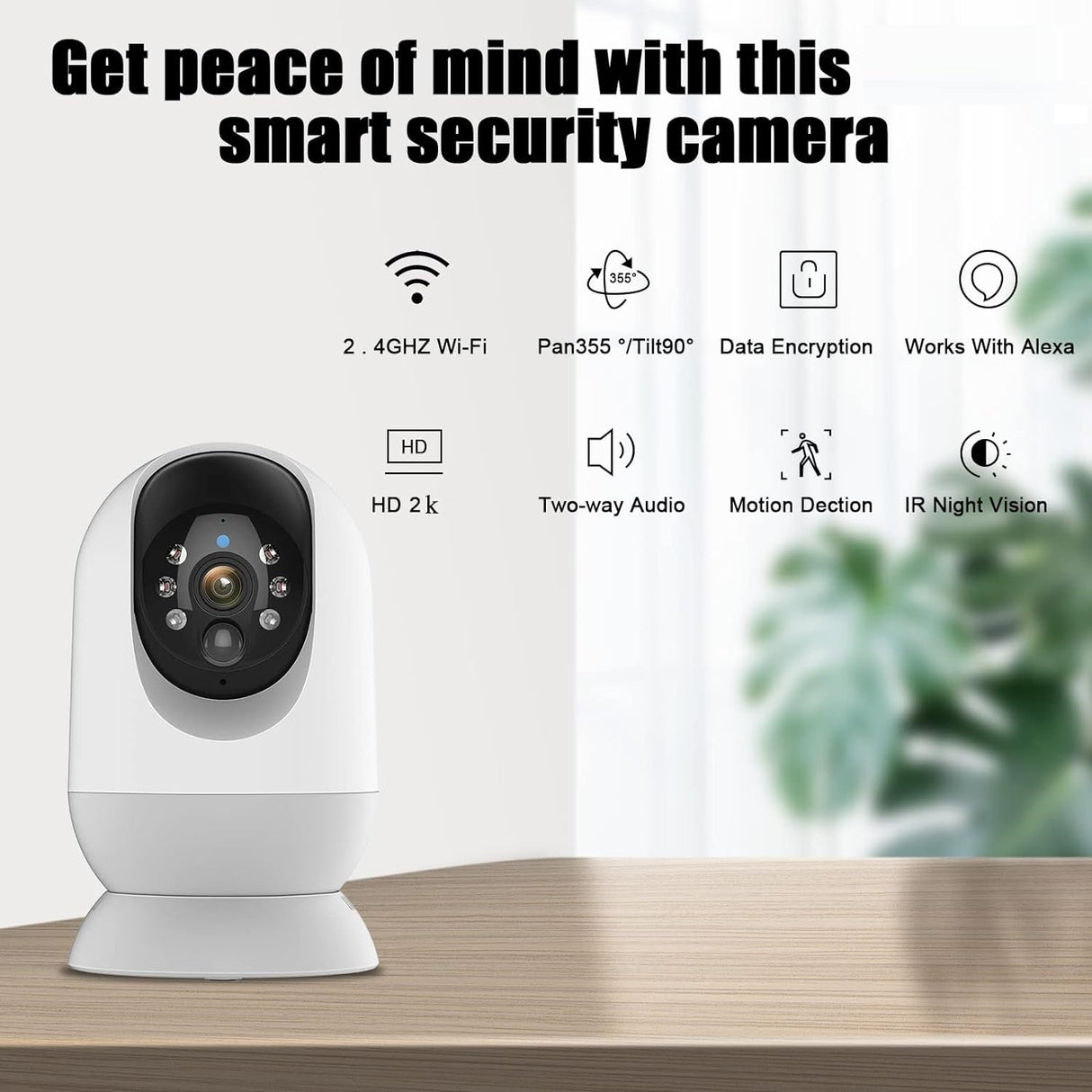 Multiple Features of SpyWfi Nanny Security Wifi Camera 2K