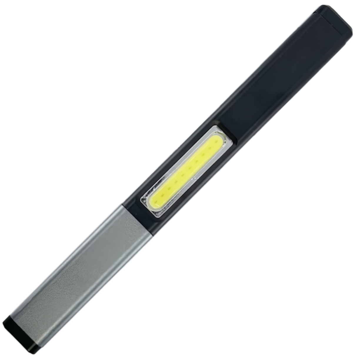 a side view angle of the Streetwise™ Hot Rod Rechargeable Dual Light Stun Gun, showcasing the other LED flashlight by the side.