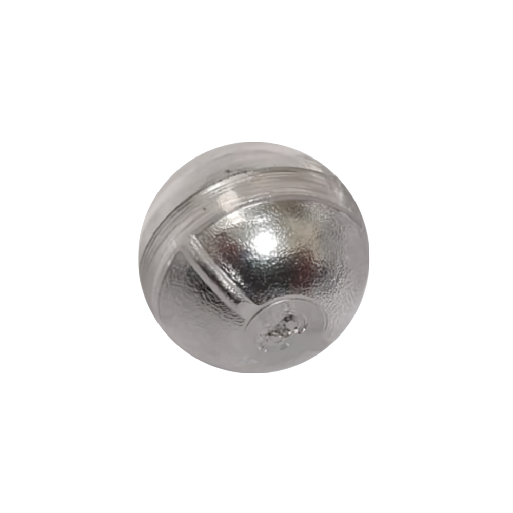 a close up view of a Streetwise The Heat Self-Defense Quicksilver Metal Ball Round