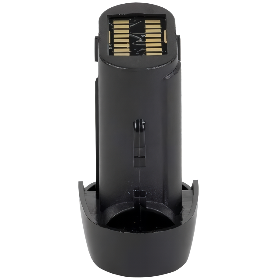 TASER X-Series Performance Power battery pack in its plastic base back view