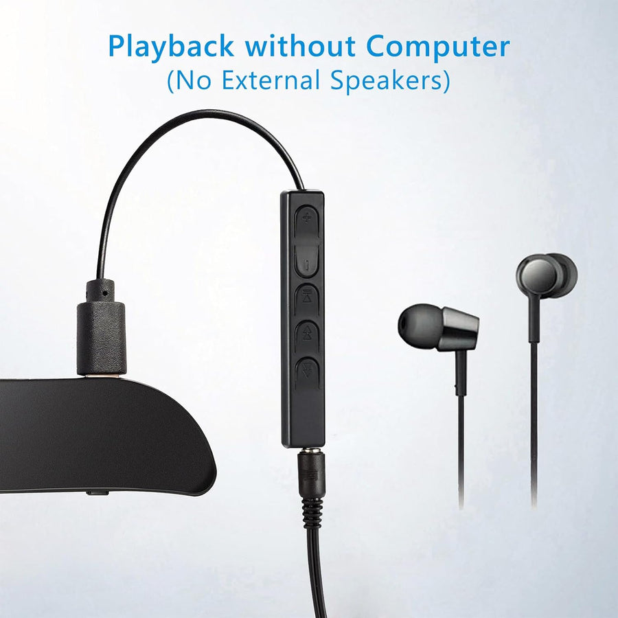 SpyWfi™ Mini Keychain Voice Activated Audio Recorder 32GB
