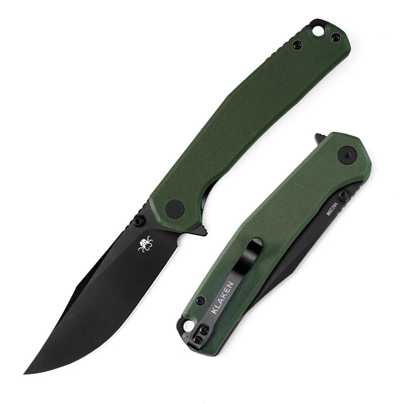 Klaken J145 Drift D2 Steel Ball-Bearing Knife with G10 Handle