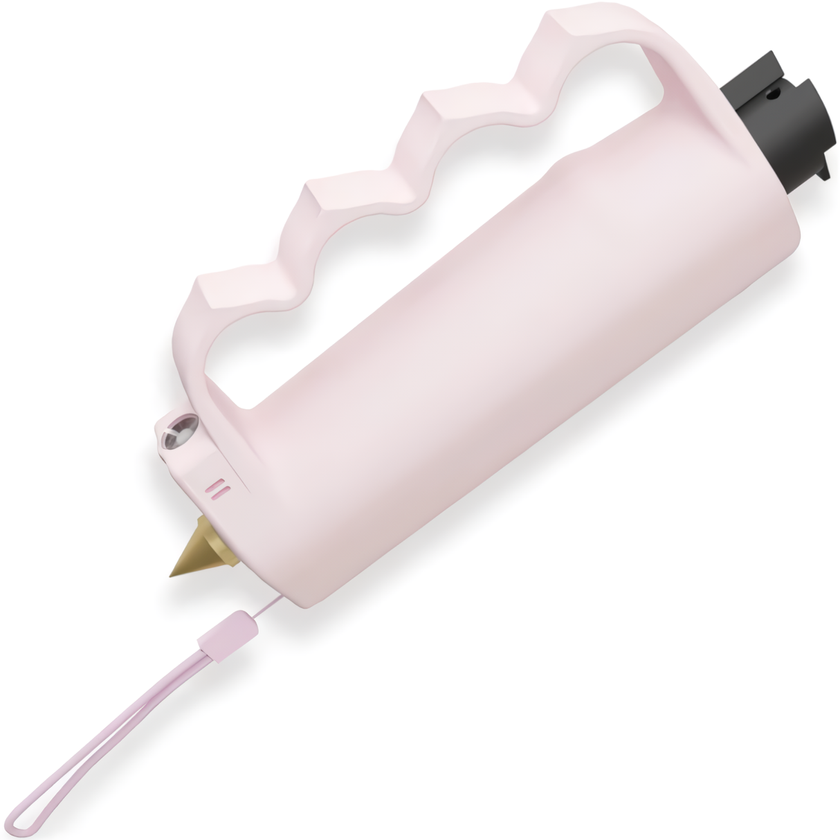 Safely Sidekick LED Panic Alarm Pepper Spray Glass Breaker w/ Knux Grip