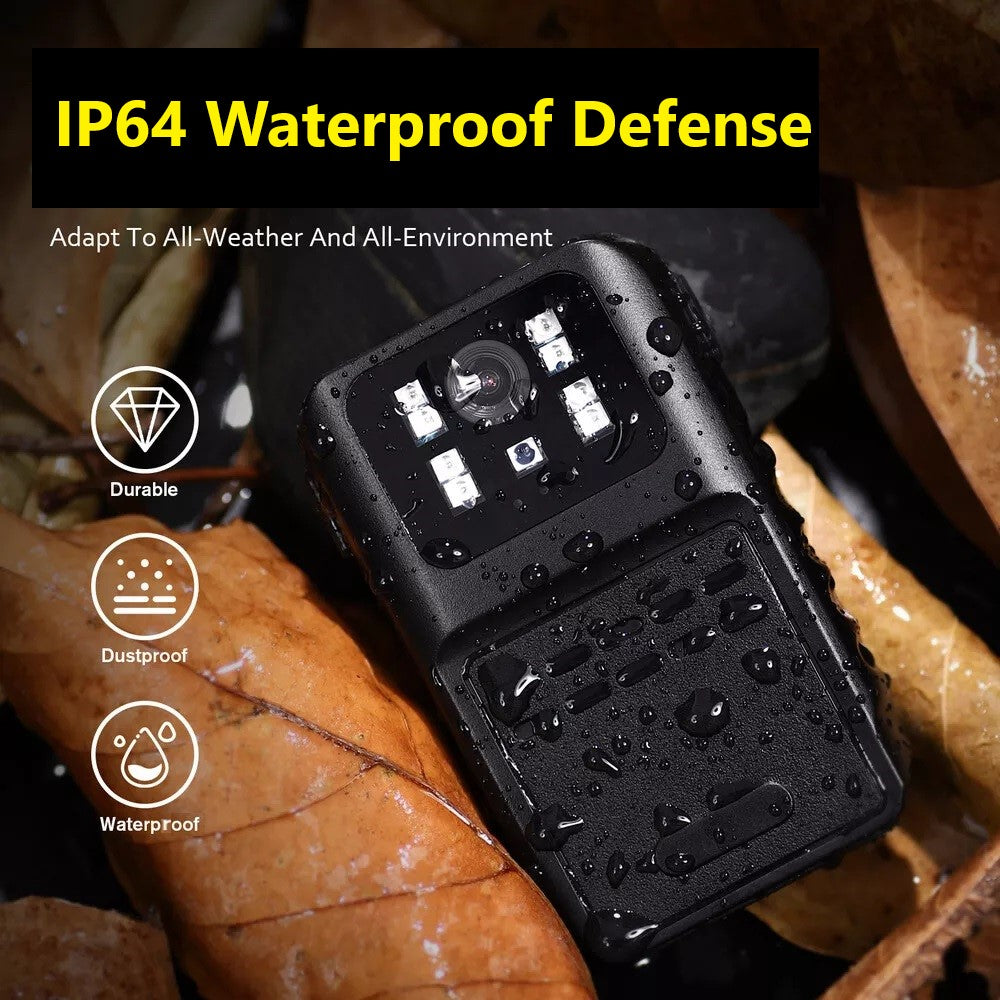 SpyWfi Rechargeable Night Vision Police Body Camera 1080p HD WiFi