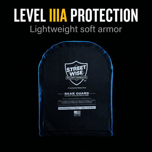 Streetwise Level IIIA Bulletproof Backpack Soft Armor Insert