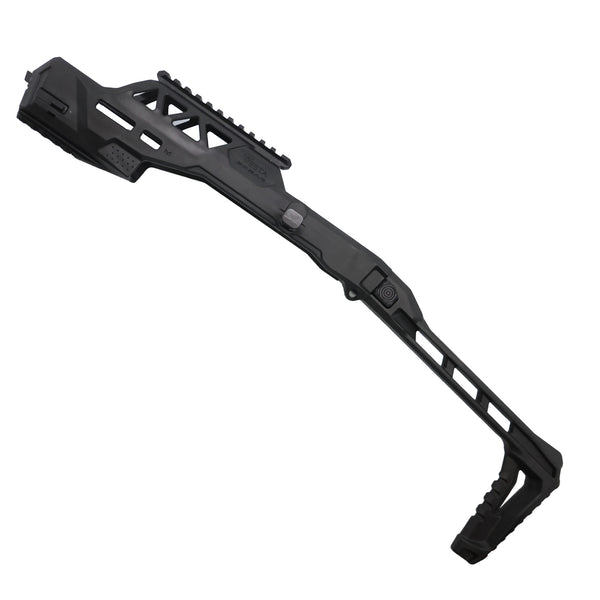 Black pepper gun stock on a white background