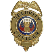 Rothco® Security Officer Circle Badge w/ Pin Back - Badges & ID