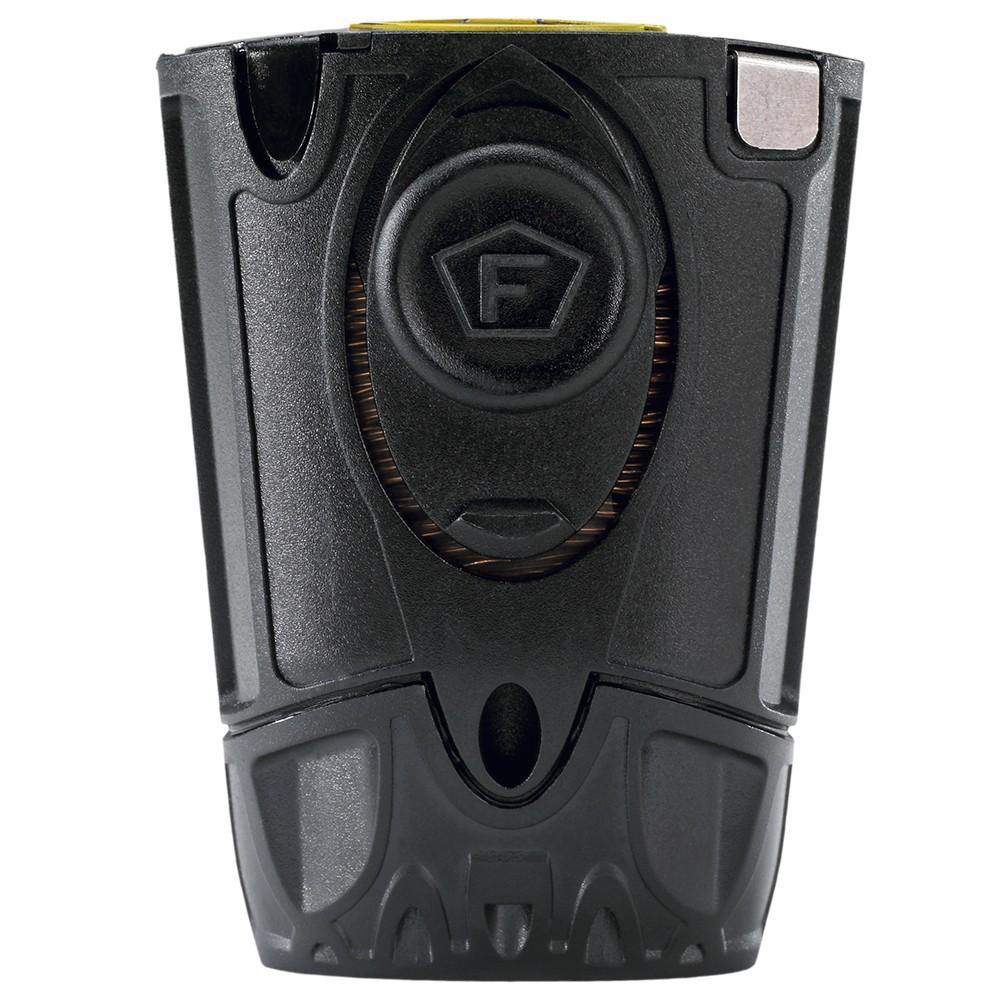 One black TASER Pulse/Bolt Reload Air Cartridges with no protective covers