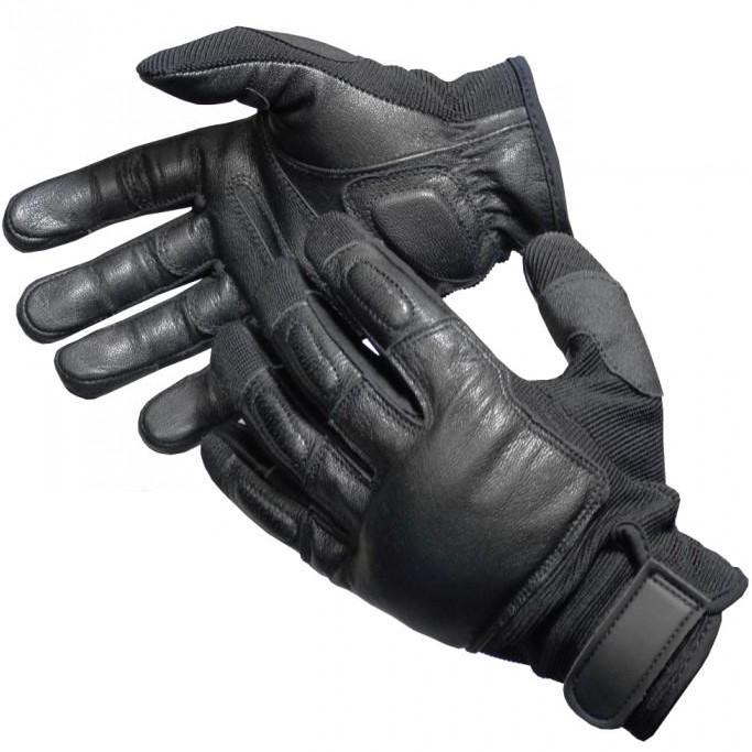 Pair of Police Force Black Tactical Steel Shot Leather SAP Gloves