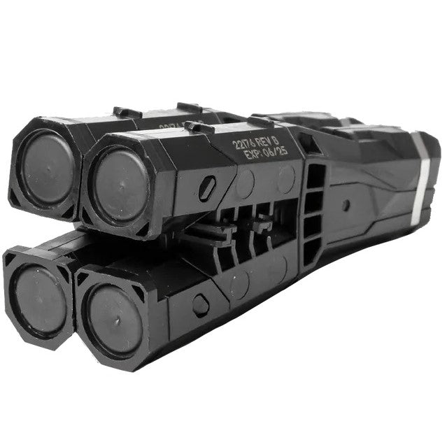 TASER 7 CQ Probe Reload Air Cartridges showing the four muzzle ports