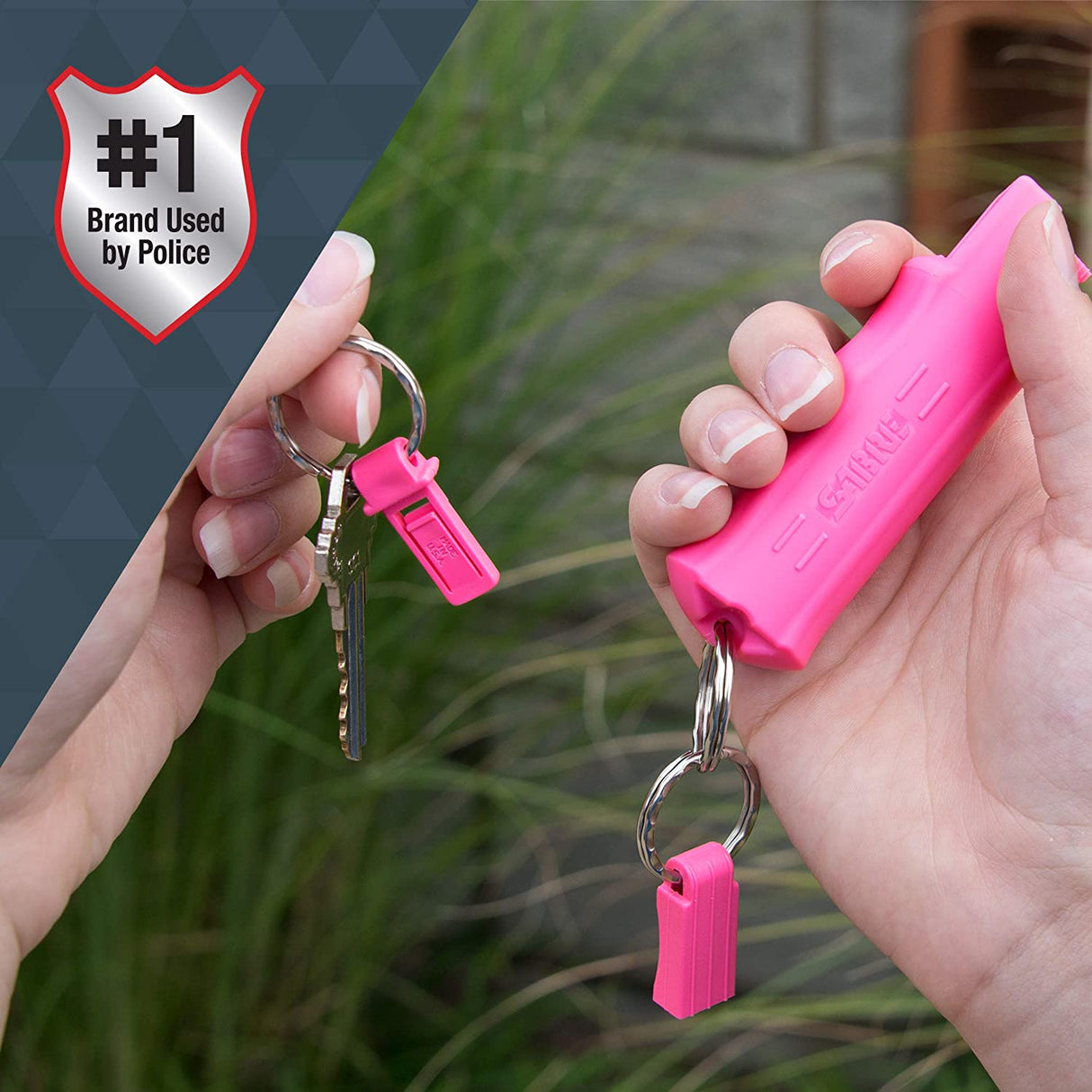 pepper spray keychain release