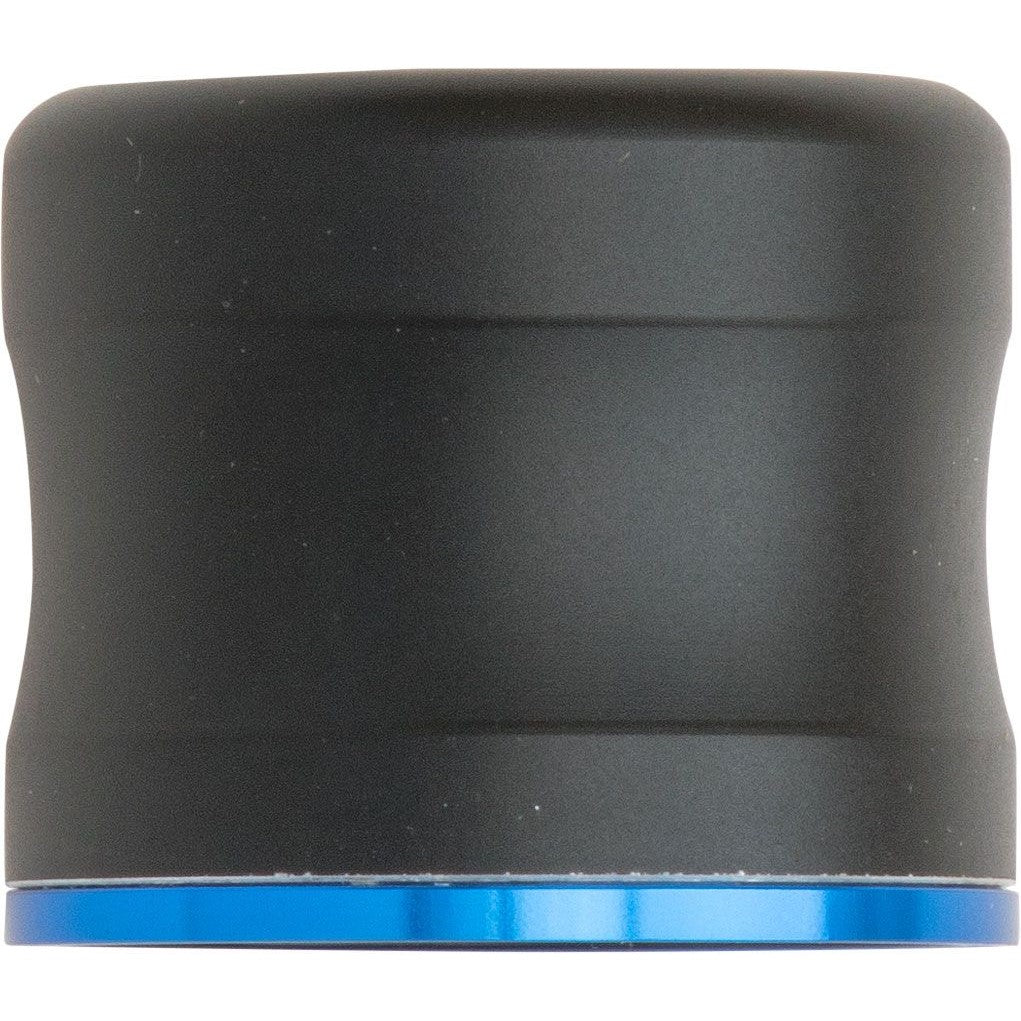 ASP Blue Line Band Push Button Baton Cap Replacement T Series positioned upside down