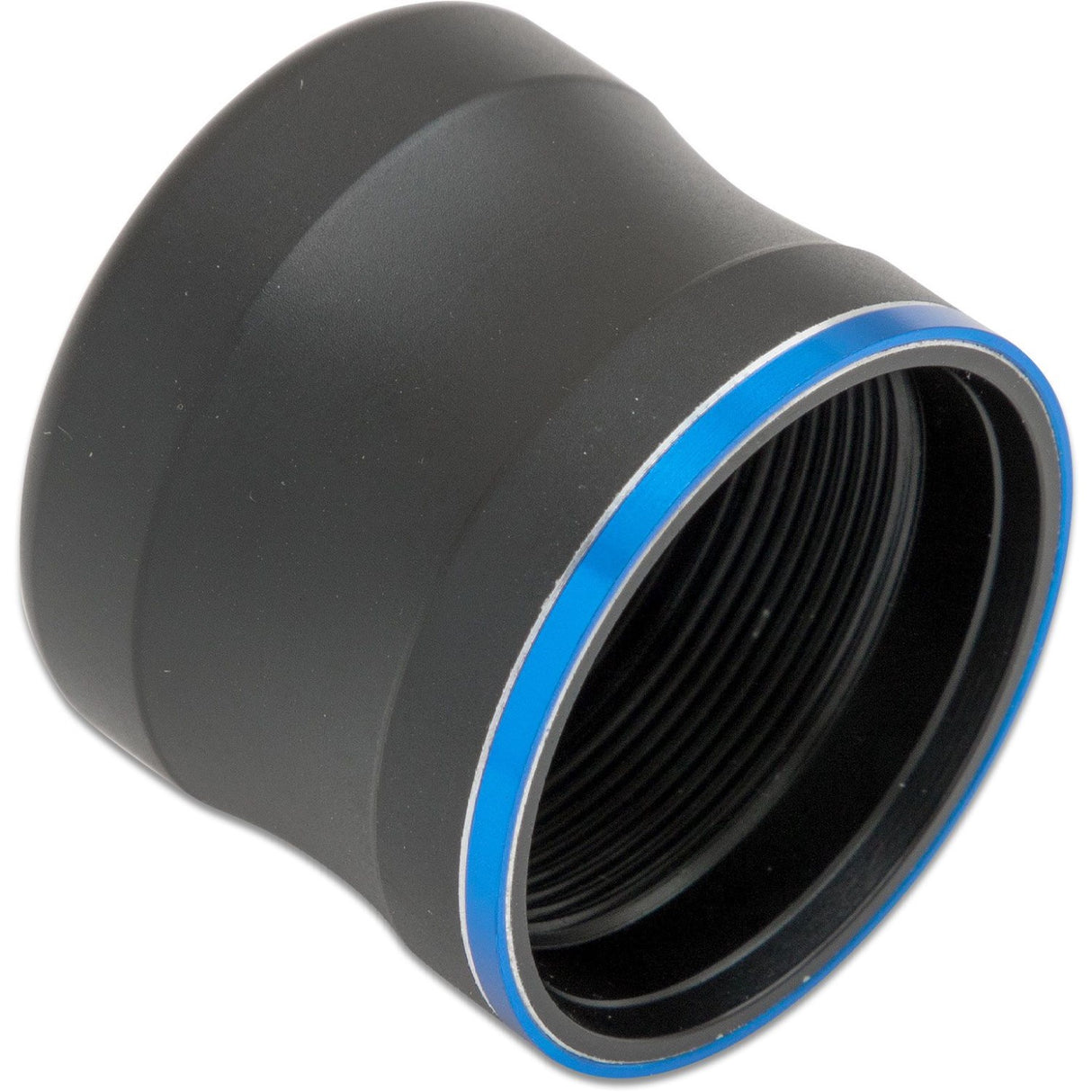 Side view of ASP Blue Line Band Push Button Baton Cap Replacement T Series