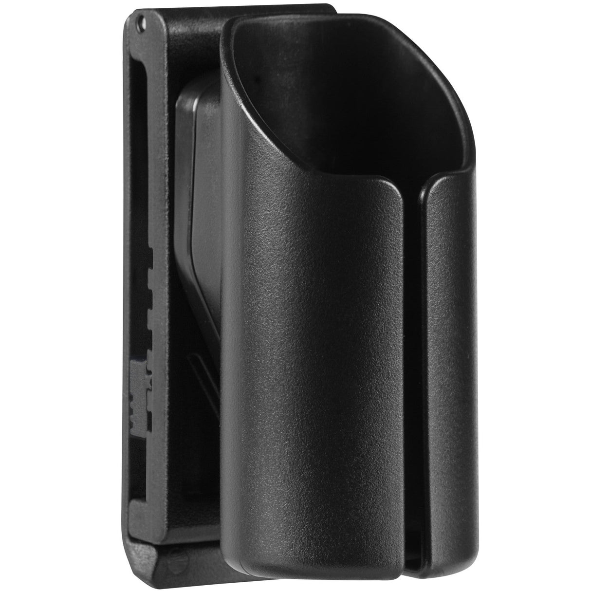 A black empty ASP Multi Flashlight Tactical Light Case Holster