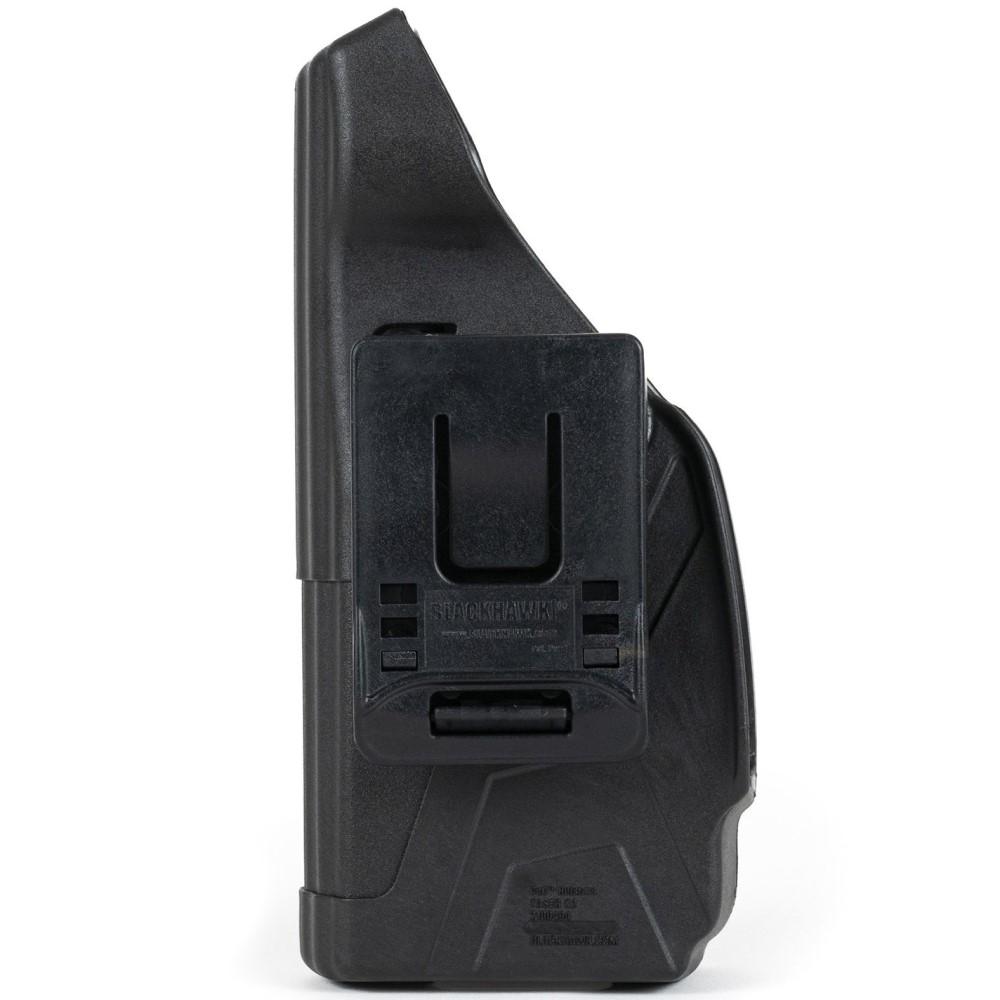 Side view of an empty Quick Draw Holster of BLACKHAWK! TASER X2