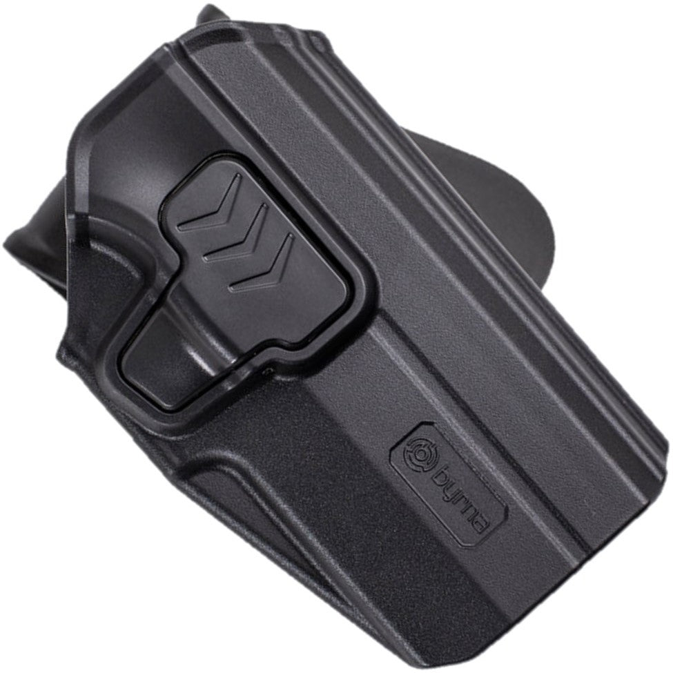 An empty black Byrna Level II Molded Waistband Projectile Gun Holster
