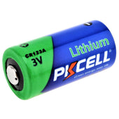 PKCELL 3V Hi-Energy Lithium CR123A Battery - Batteries