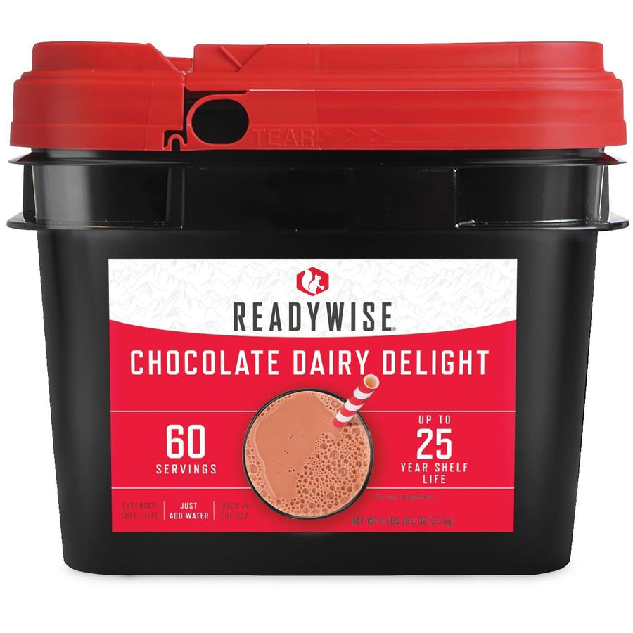 ReadyWise™ 60-Serving Chocolate Milk Emergency Food Supply