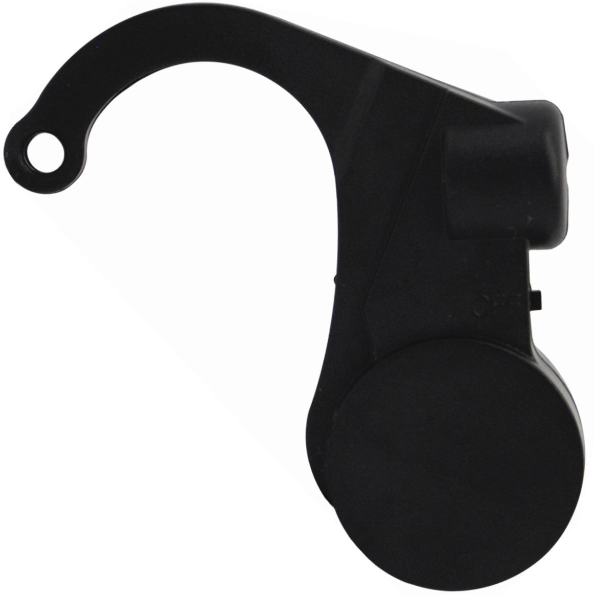 A side view of black Crow Alert Nap Zapper Anti-Drowsy Driver Alarm