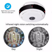 Secondary image - SpyWfi™ 360º Motion Activated Night Vision Security Camera 1080p WiFi