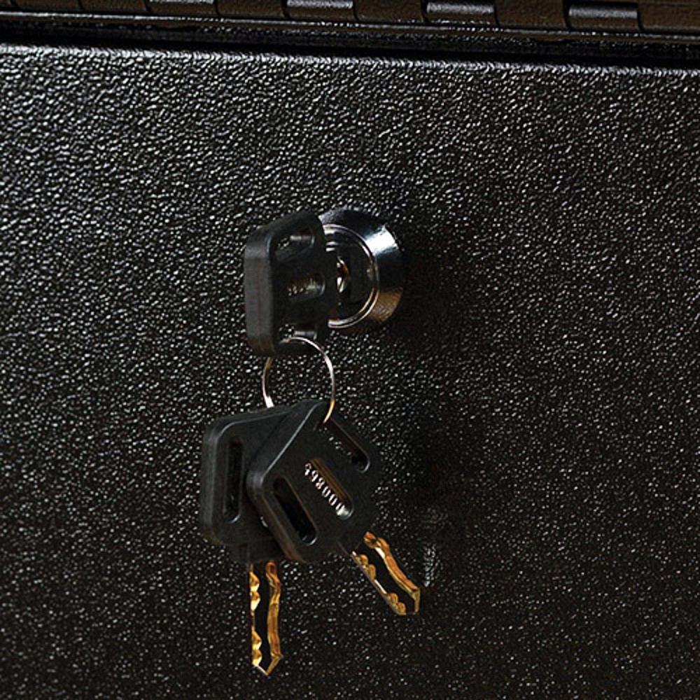 One key inserted to Mail Boss Mail Manager Locking Mailbox Safe with 2 spare keys