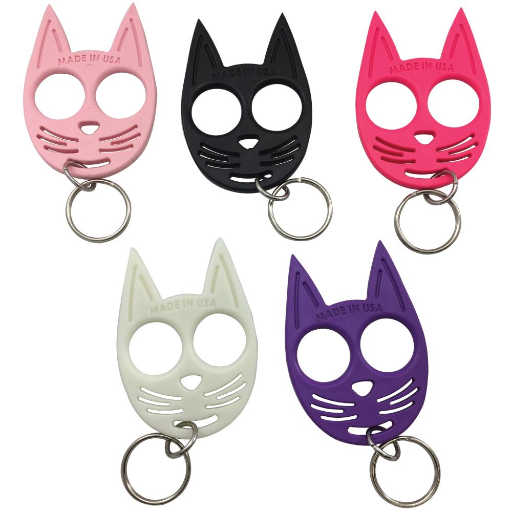 5 Assorted colors of My Kitty Plastic Self-Defense Keychain Weapon