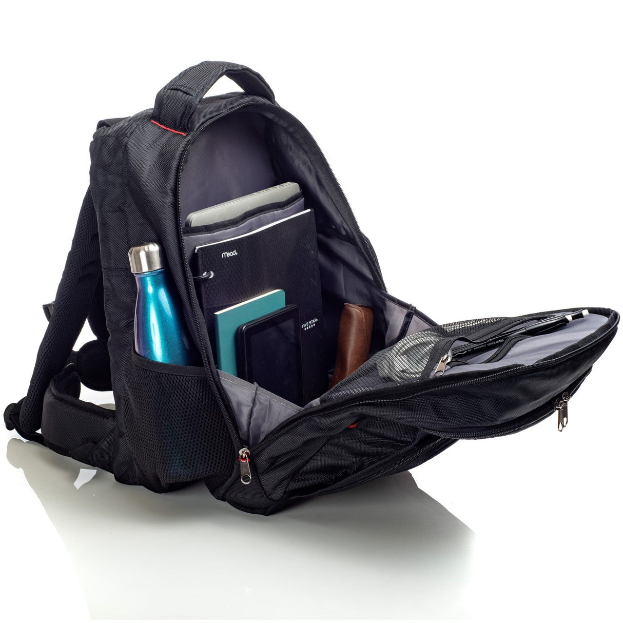 an open Bodyguard Switchblade Level IIIA Bulletproof Backpack