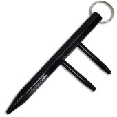 WeaponTek™ Steel Keychain Kubotan w/ Finger Spikes 5.5'' - Keychain Weapons
