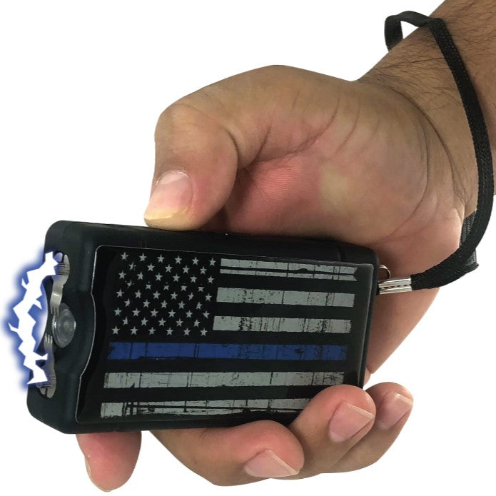 Police Force Tactical Blue Line Stun Gun